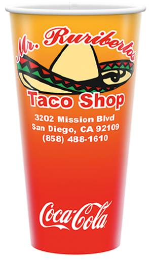 32oz Recycled Paper Cup-Double Poly-GLOSS  35% PCF