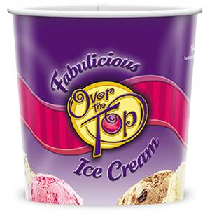 32oz-3Q Recycled Paper Container-Double Poly-GLOSS