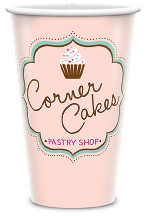 16oz Recycled Paper HOT Cup-Single Poly-35% PCF