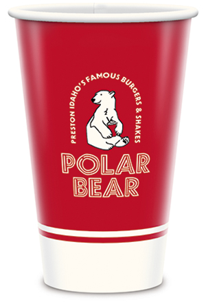 16oz VANISH Plastic-FREE Paper Cup-Matte