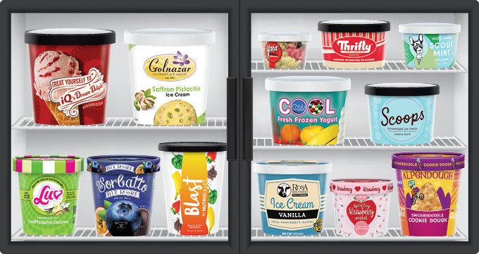 Frozen Dessert Packaging Container Options