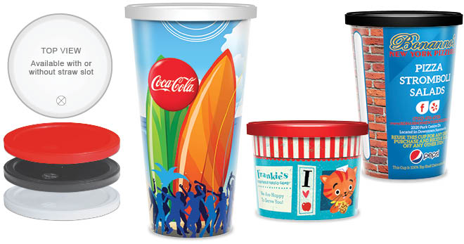 Reusable Plastic Lids for Cups